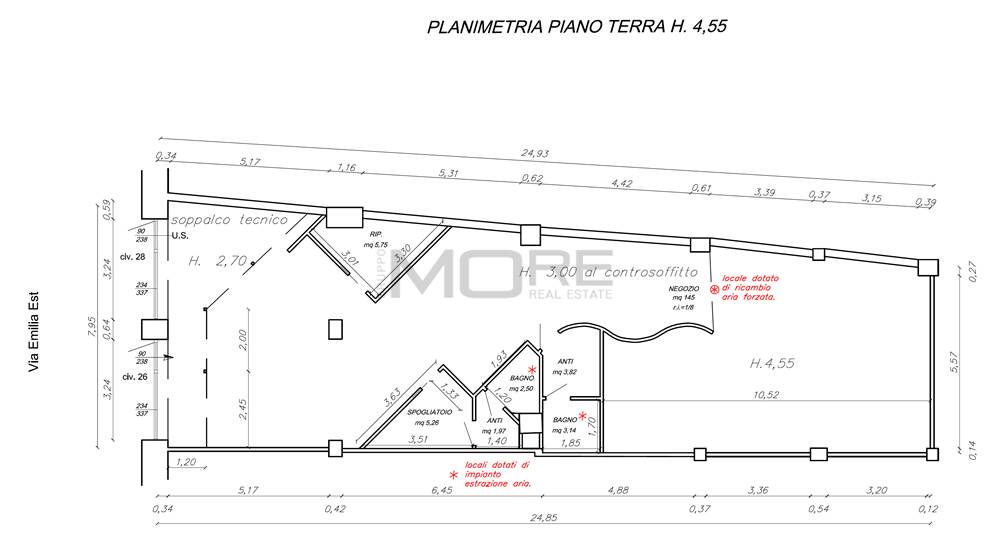 PLANIMETRIA CON QUOTE 