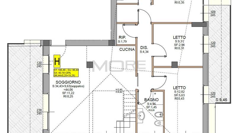 Attico in vendita a Modena (Sant' Agnese)